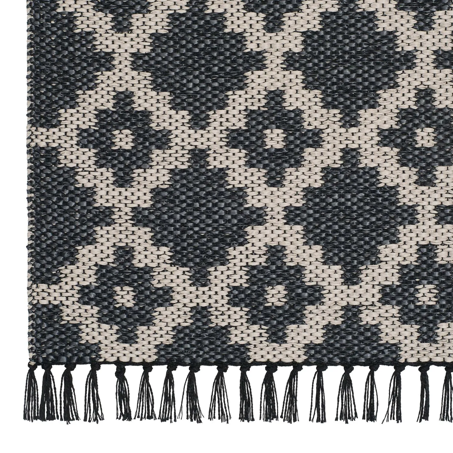 Kunststoffteppiche - Der Horred-Teppich Leia (schwarz)