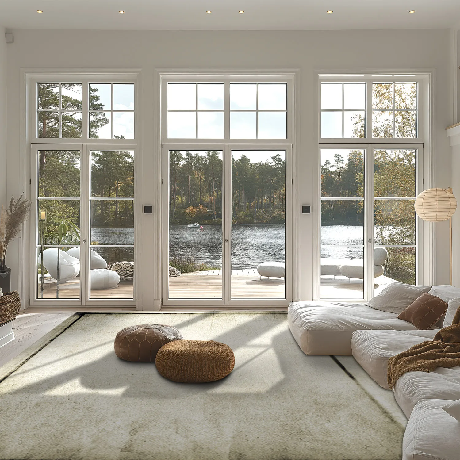 Wilton-Teppich - Arriate (beige/grau)