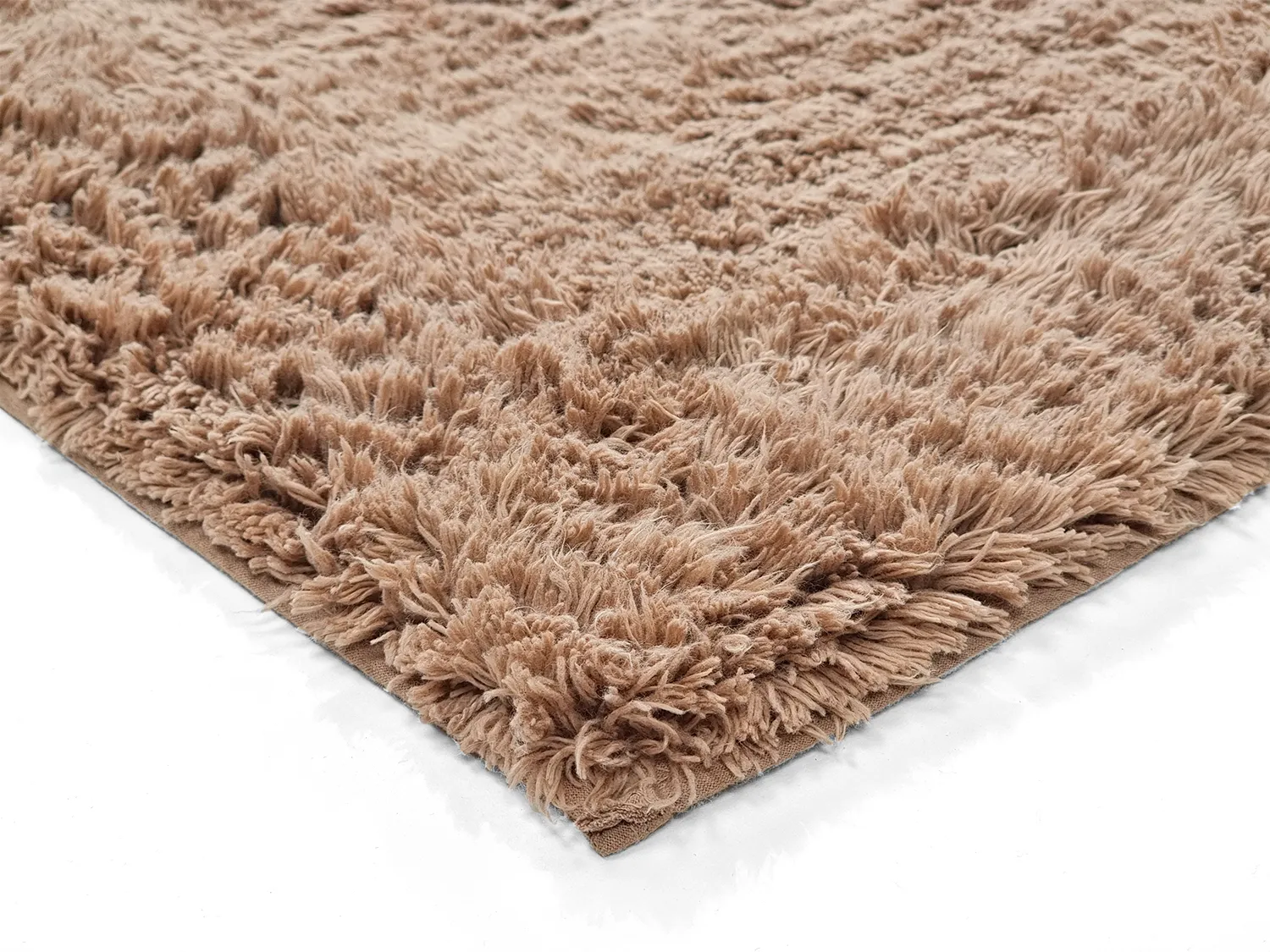 Hochflorteppiche - Ebba Natural Cotton Shaggy (braun)