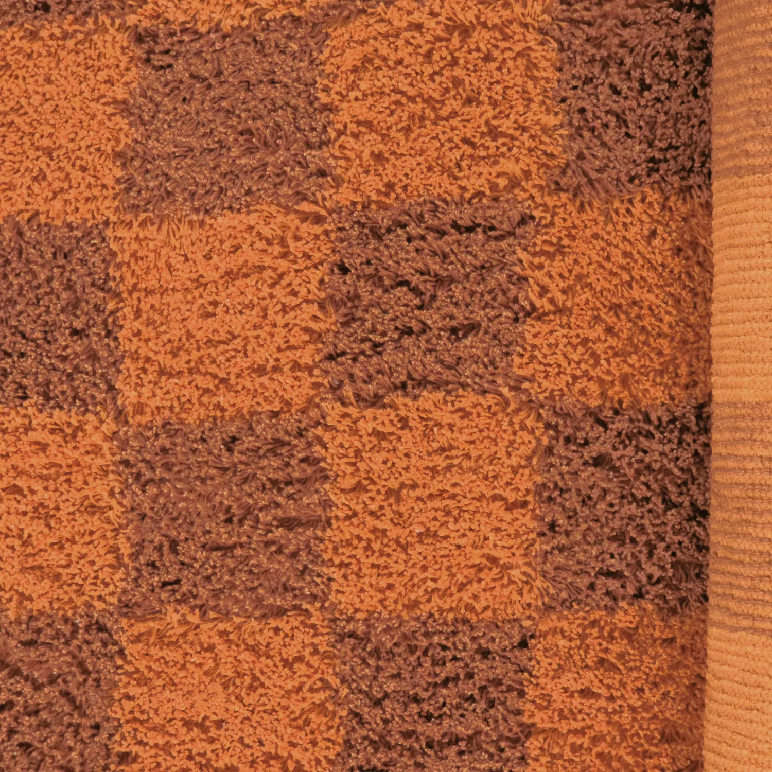 Hochflorteppiche - Elsey Natural Cotton Shaggy (orange/rot)