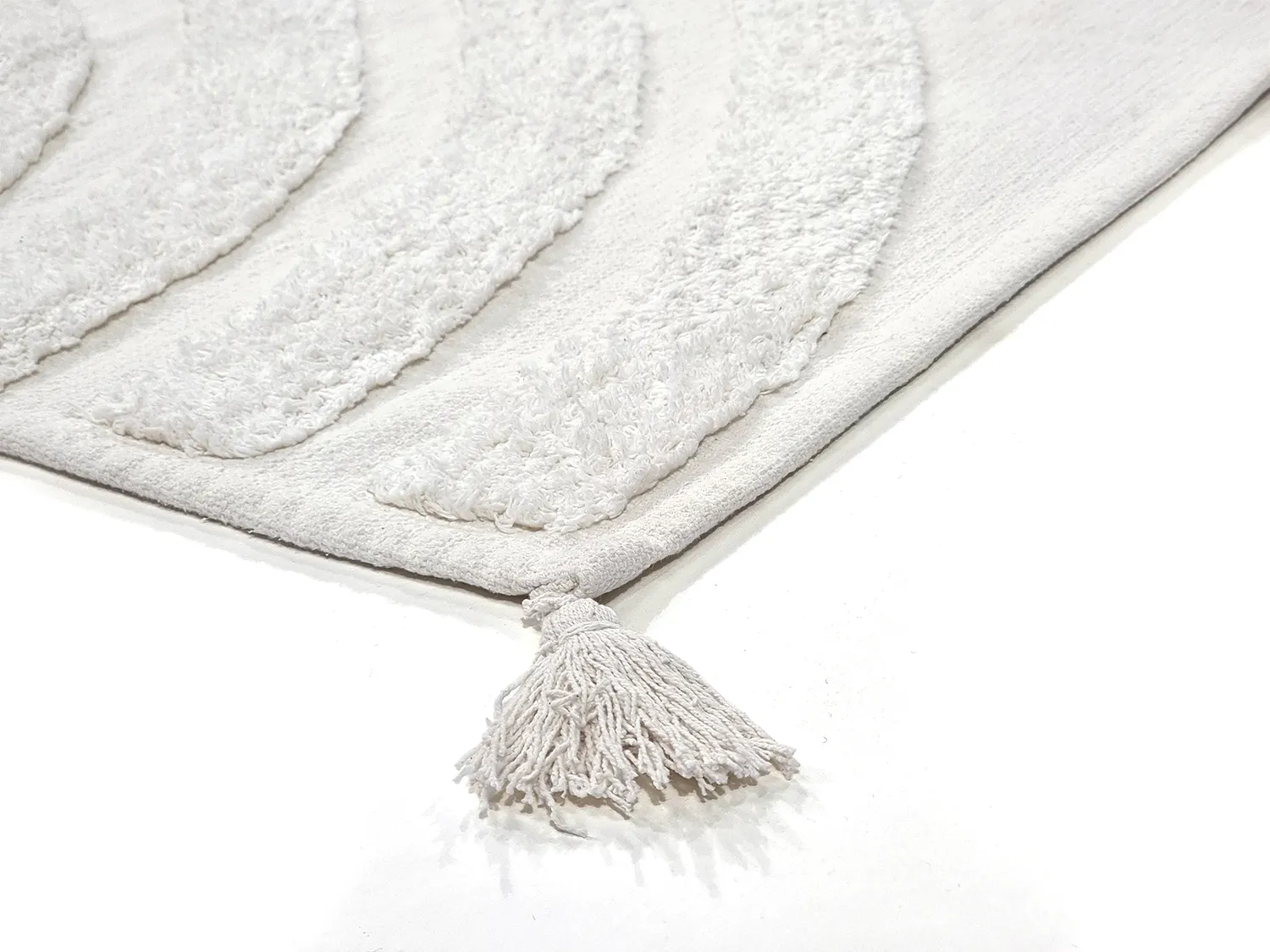 Hochflorteppiche - Everly Natural Cotton Shaggy (offwhite)