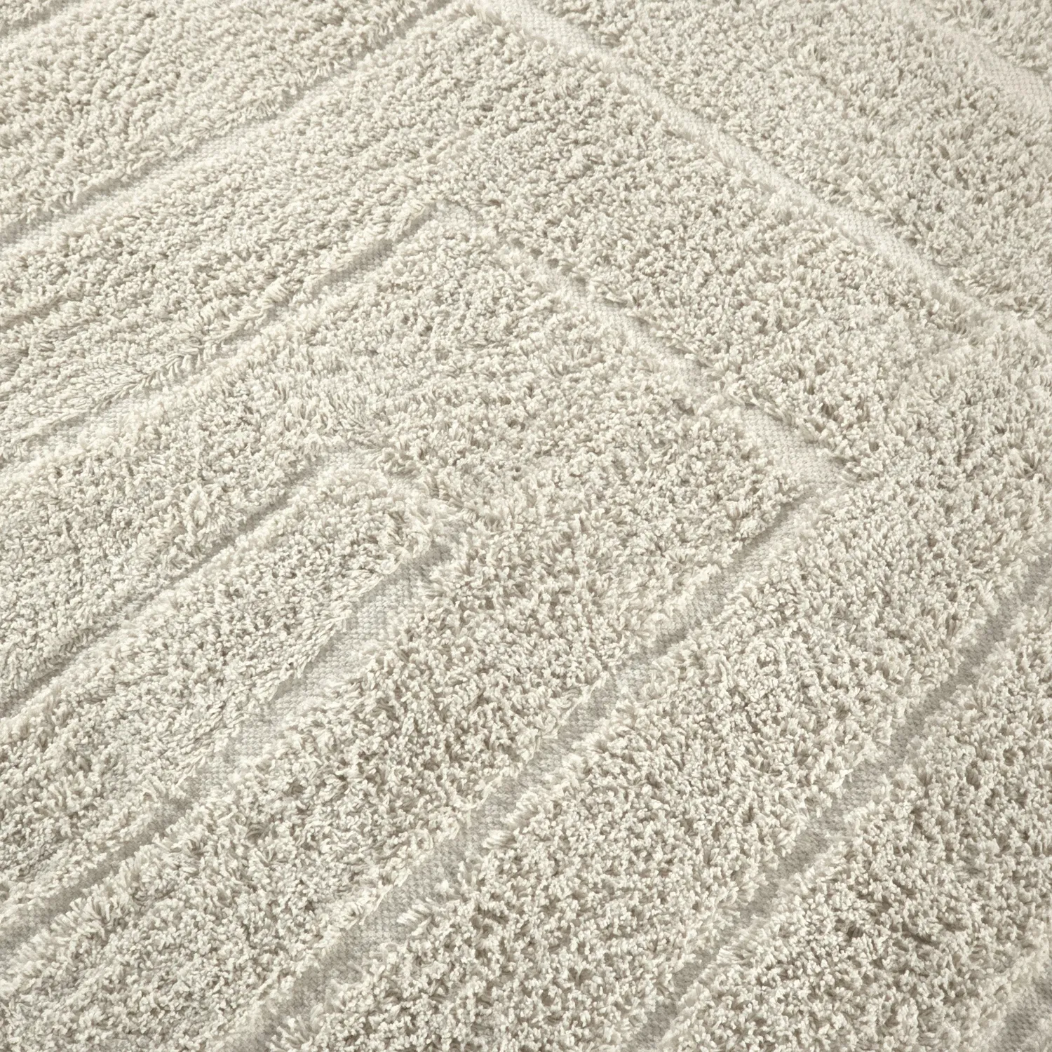 Hochflorteppiche - Farley Natural Cotton Shaggy (cremefarben)