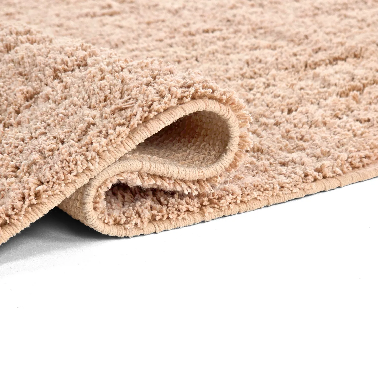 Hochflorteppiche - Farley Natural Cotton Shaggy (rosa)