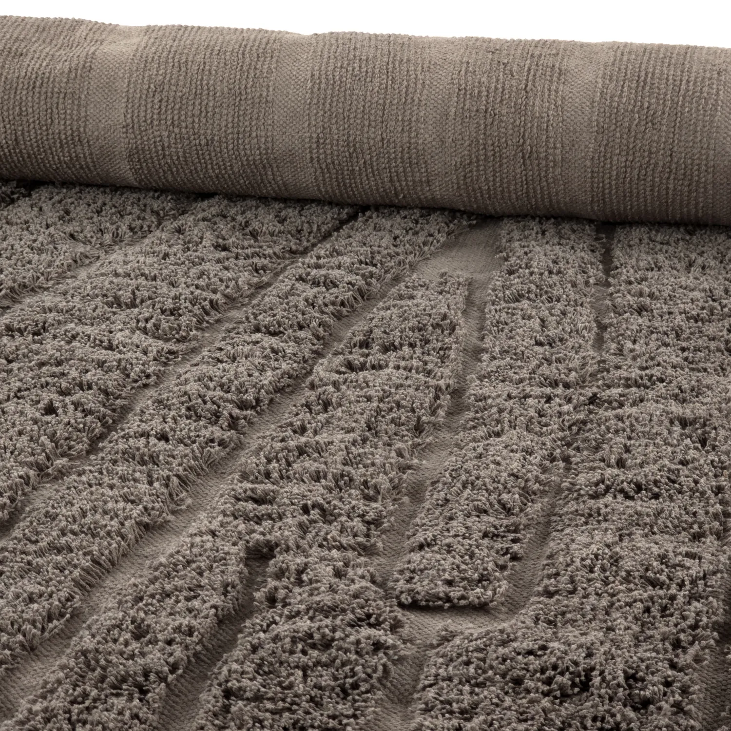 Hochflorteppiche - Farley Natural Cotton Shaggy (taupe)