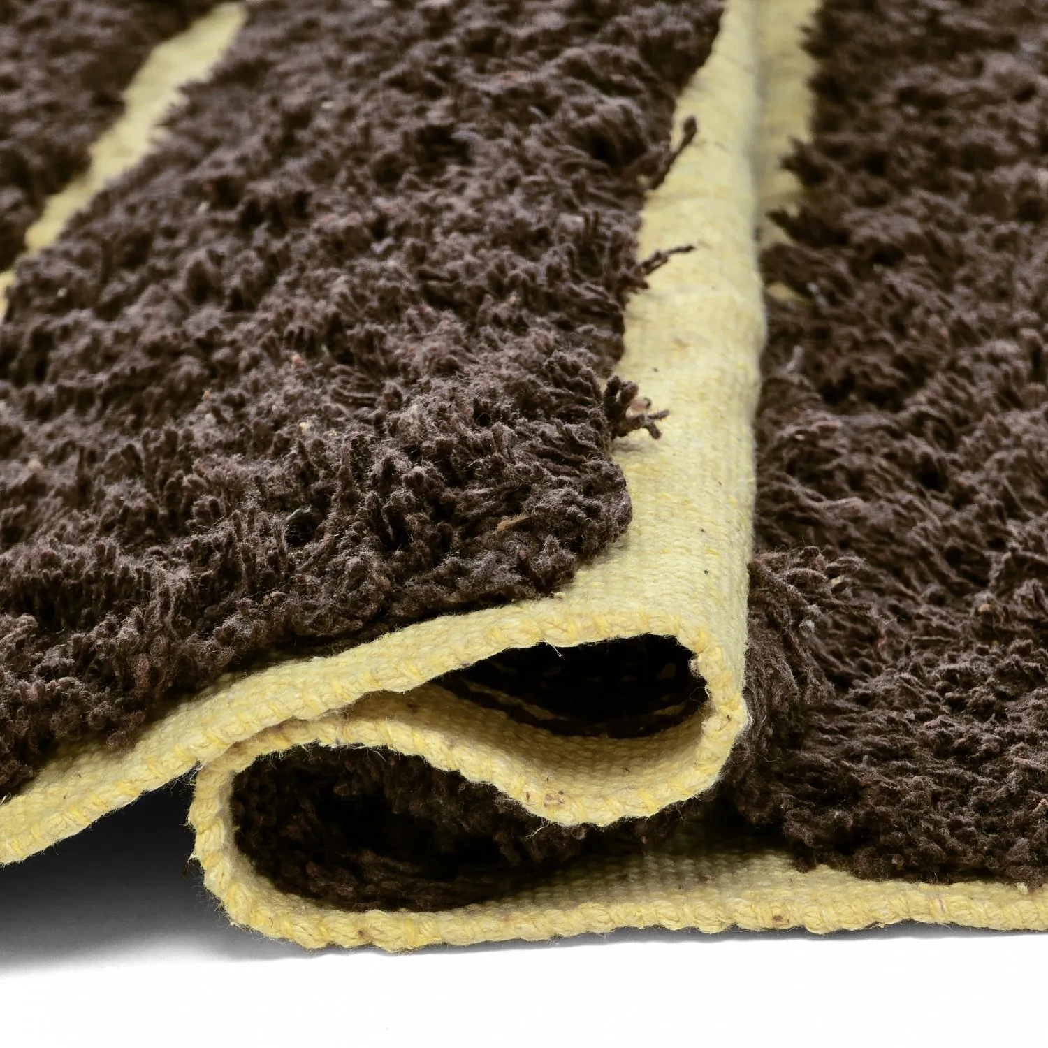 Hochflorteppiche - Ikara Natural Cotton Shaggy (braun)