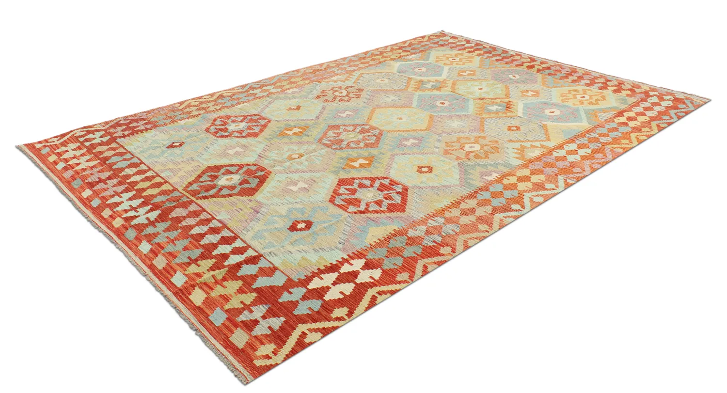 Orientalischer Kelim-Teppich 298 x 192 cm