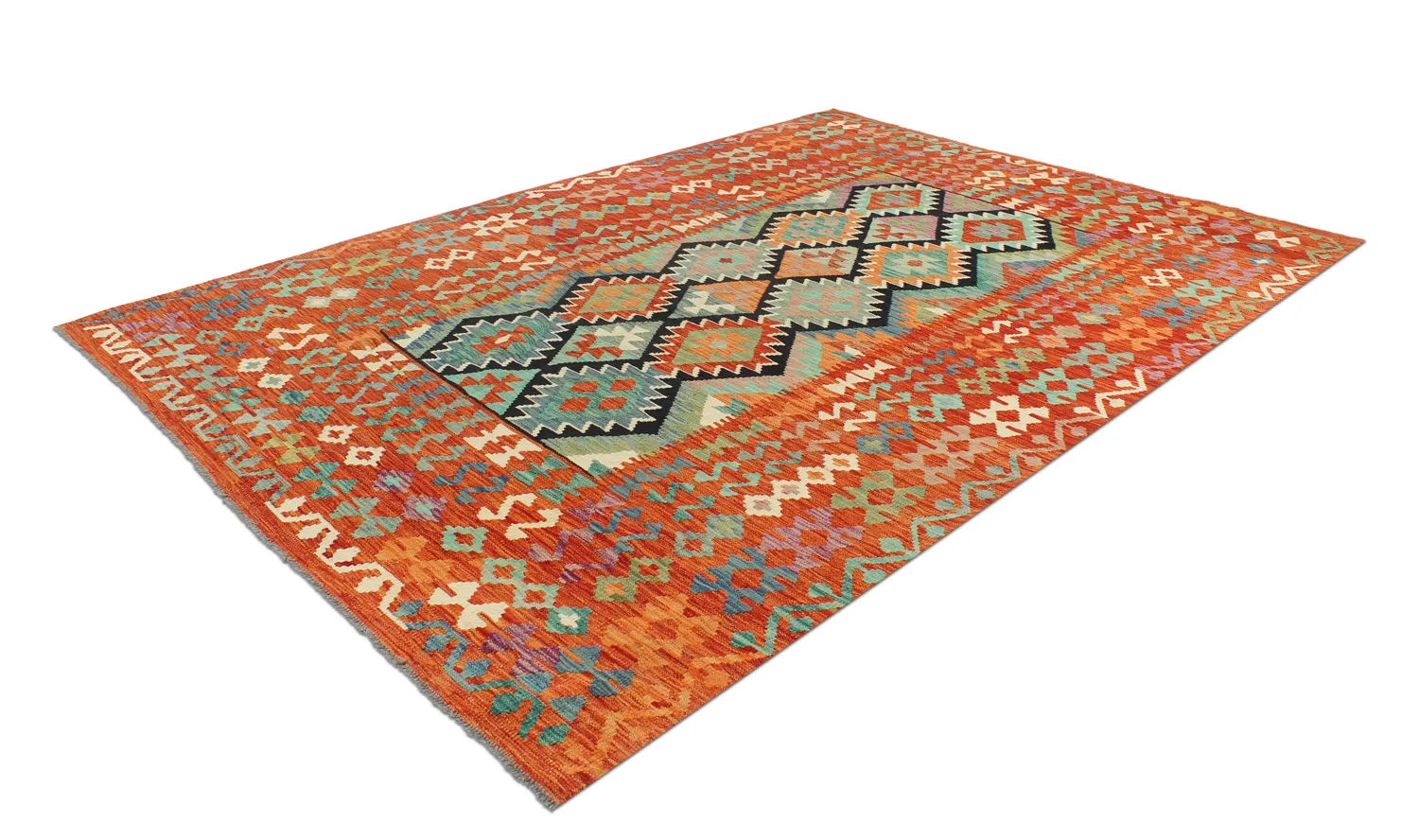 Orientalischer Kelim-Teppich 299 x 202 cm