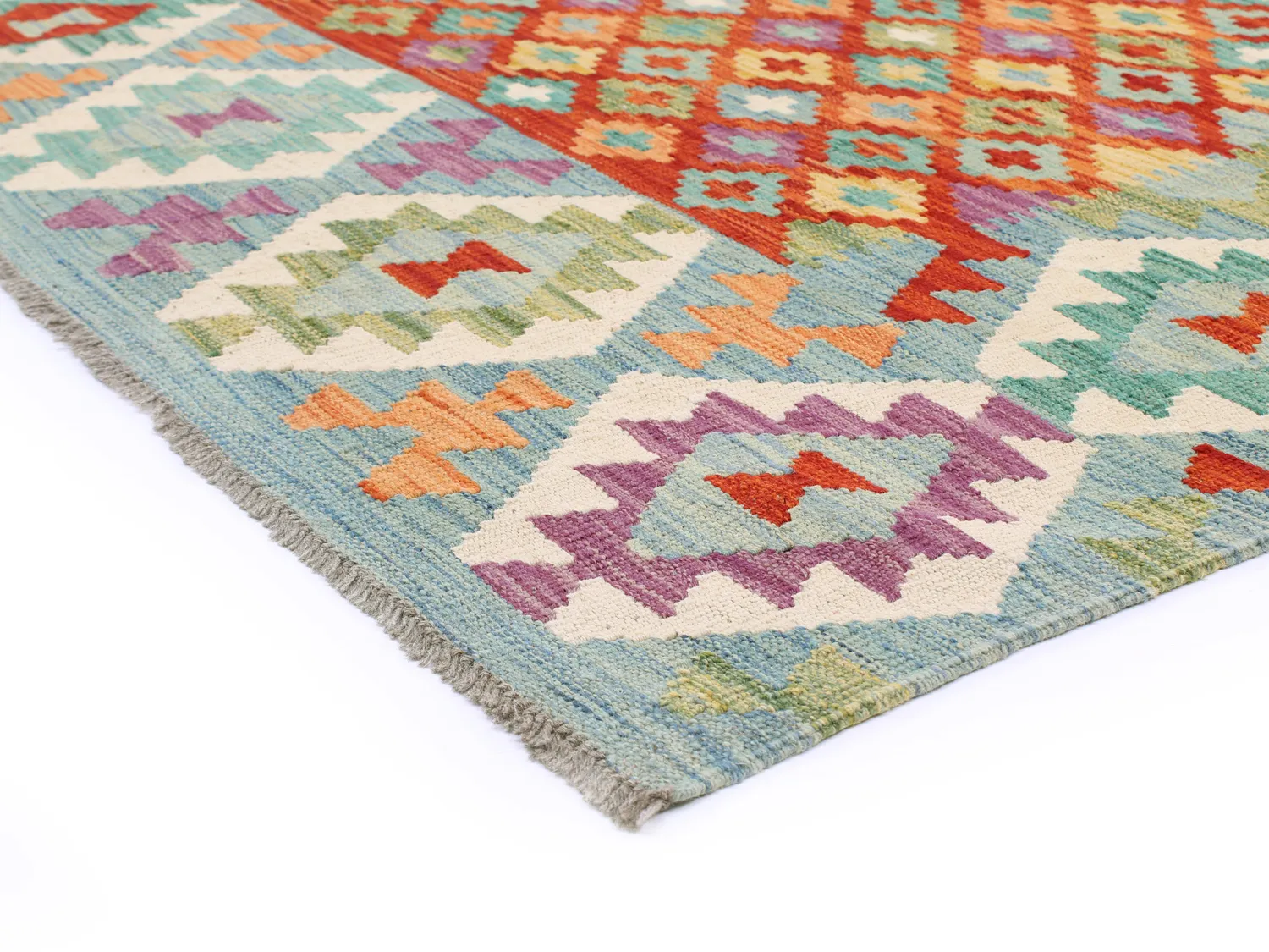Orientalischer Kelim-Teppich 306 x 202 cm