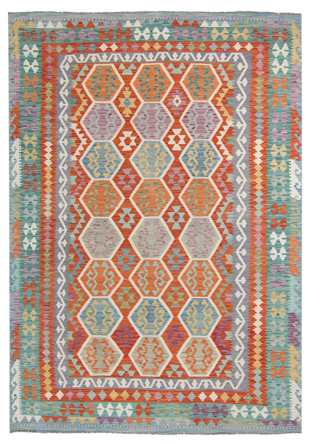 Orientalischer Kelim-Teppich 300 x 213 cm