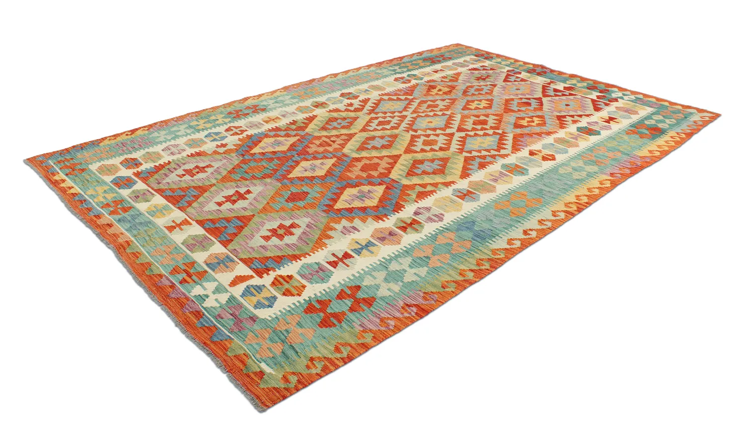 Orientalischer Kelim-Teppich 295 x 202 cm