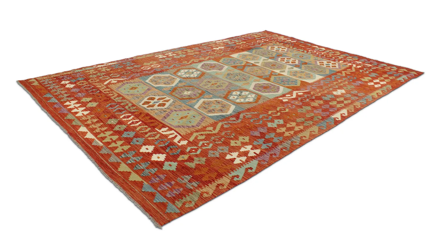 Orientalischer Kelim-Teppich 301 x 200 cm