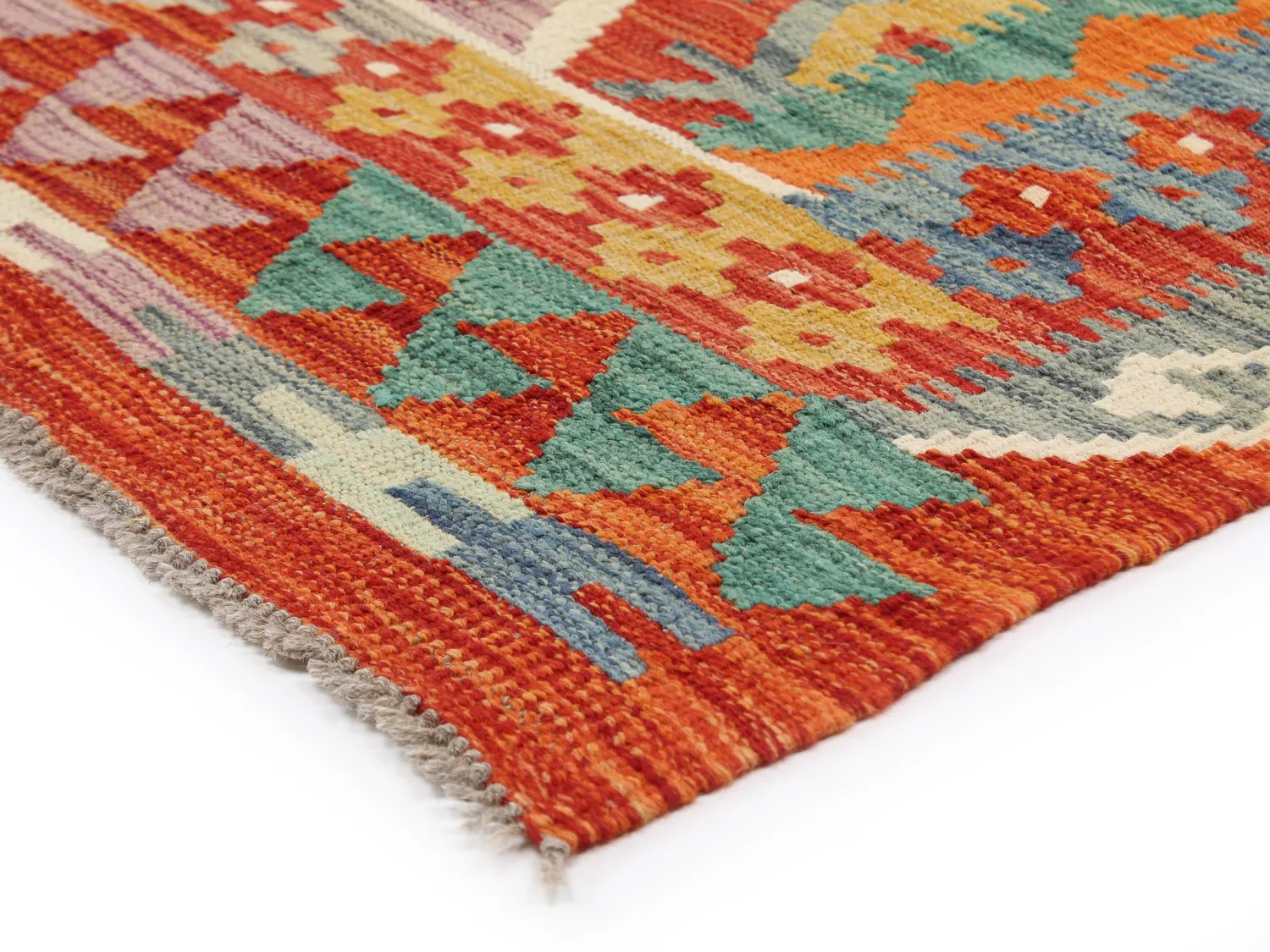 Orientalischer Kelim-Teppich 301 x 204 cm