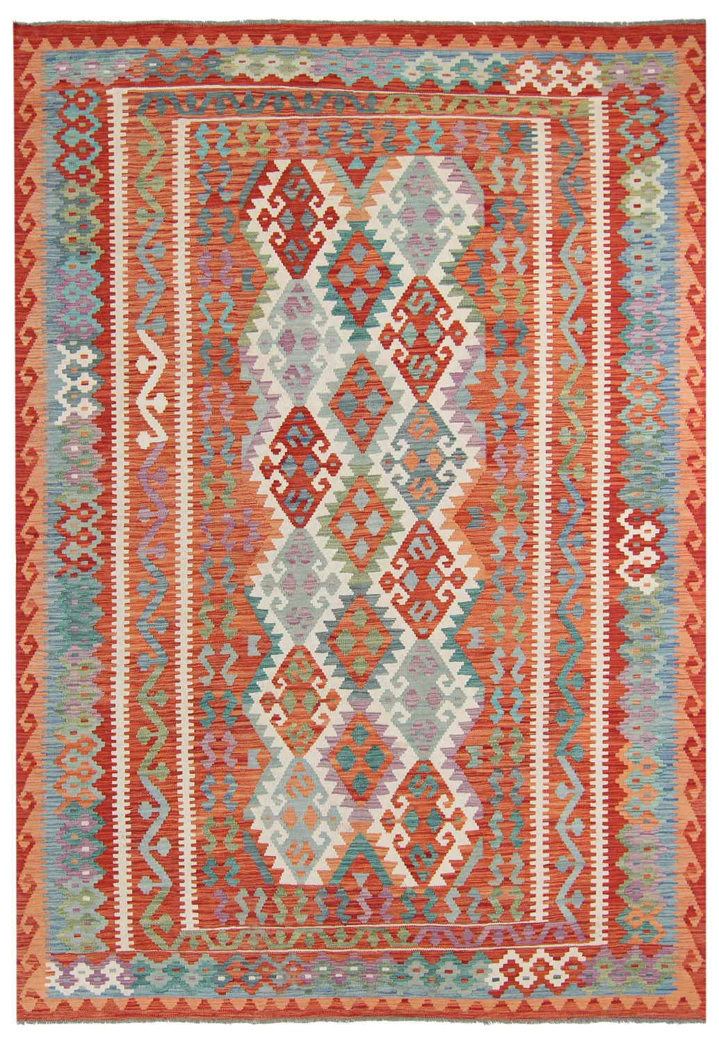 Orientalischer Kelim-Teppich 302 x 205 cm