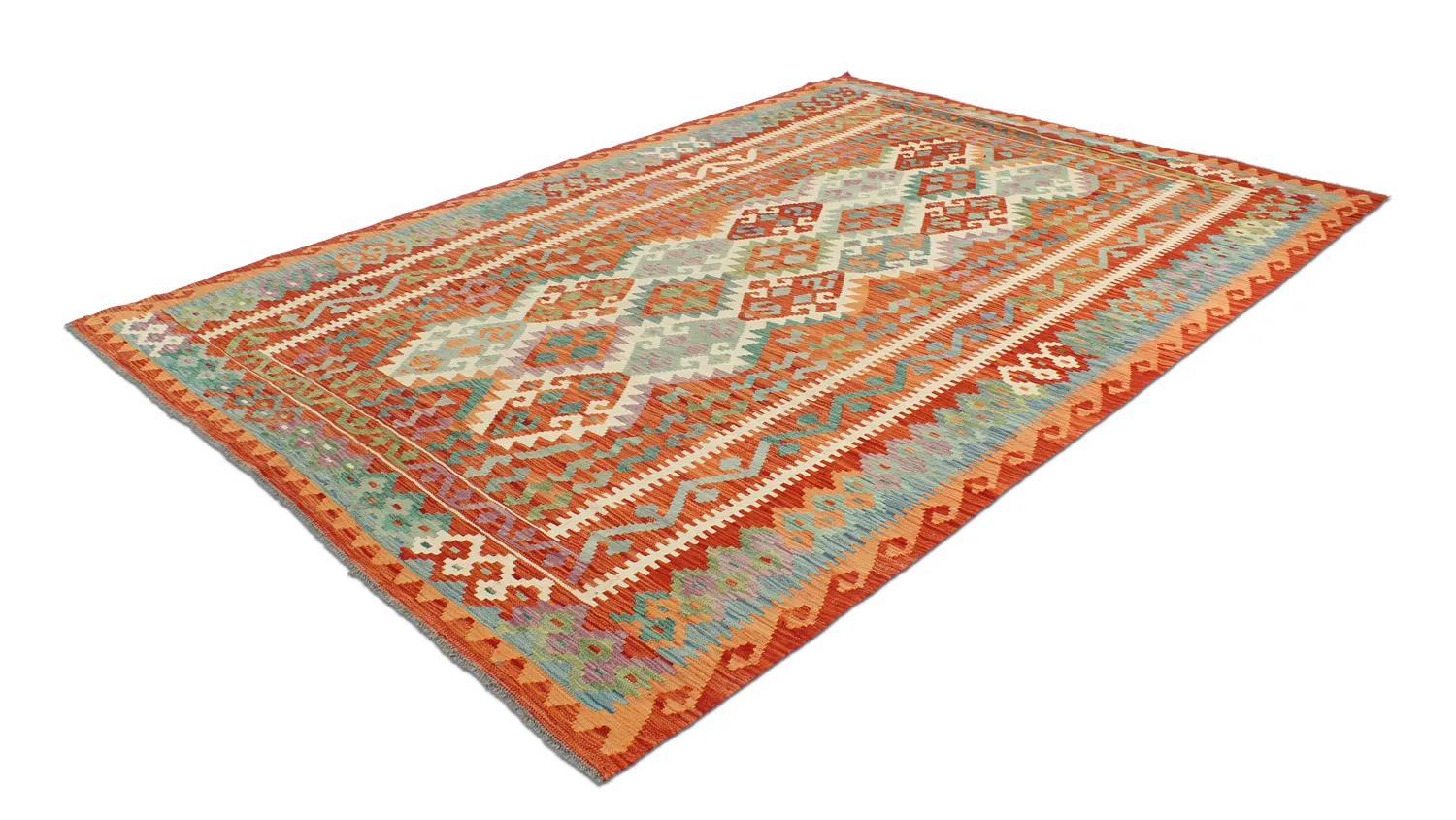 Orientalischer Kelim-Teppich 302 x 205 cm