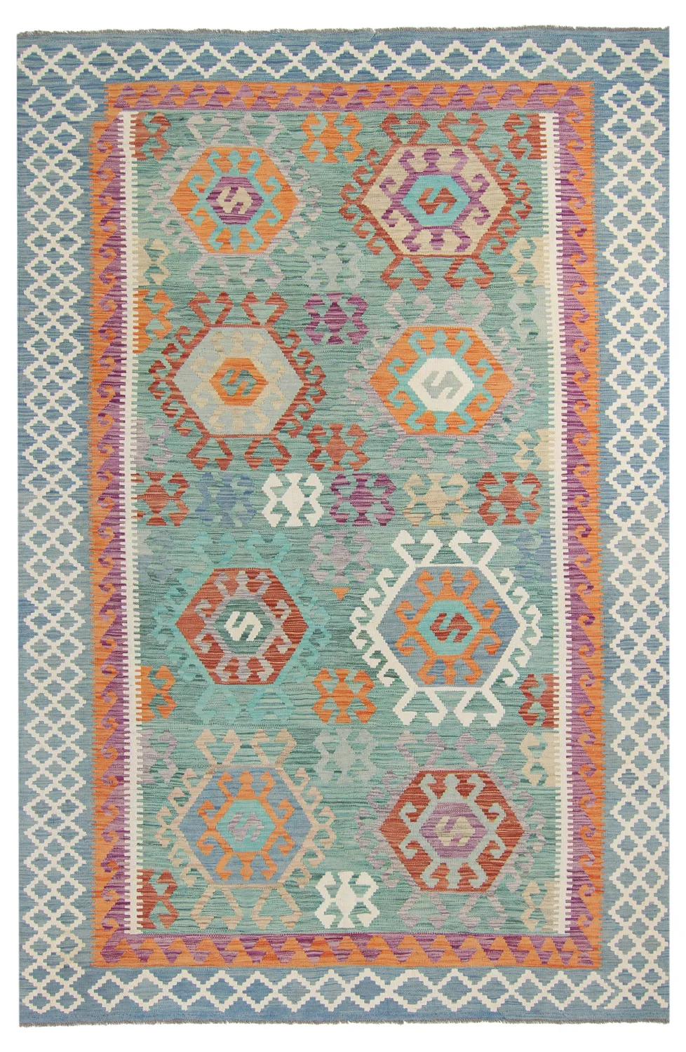 Orientalischer Kelim-Teppich 298 x 202 cm