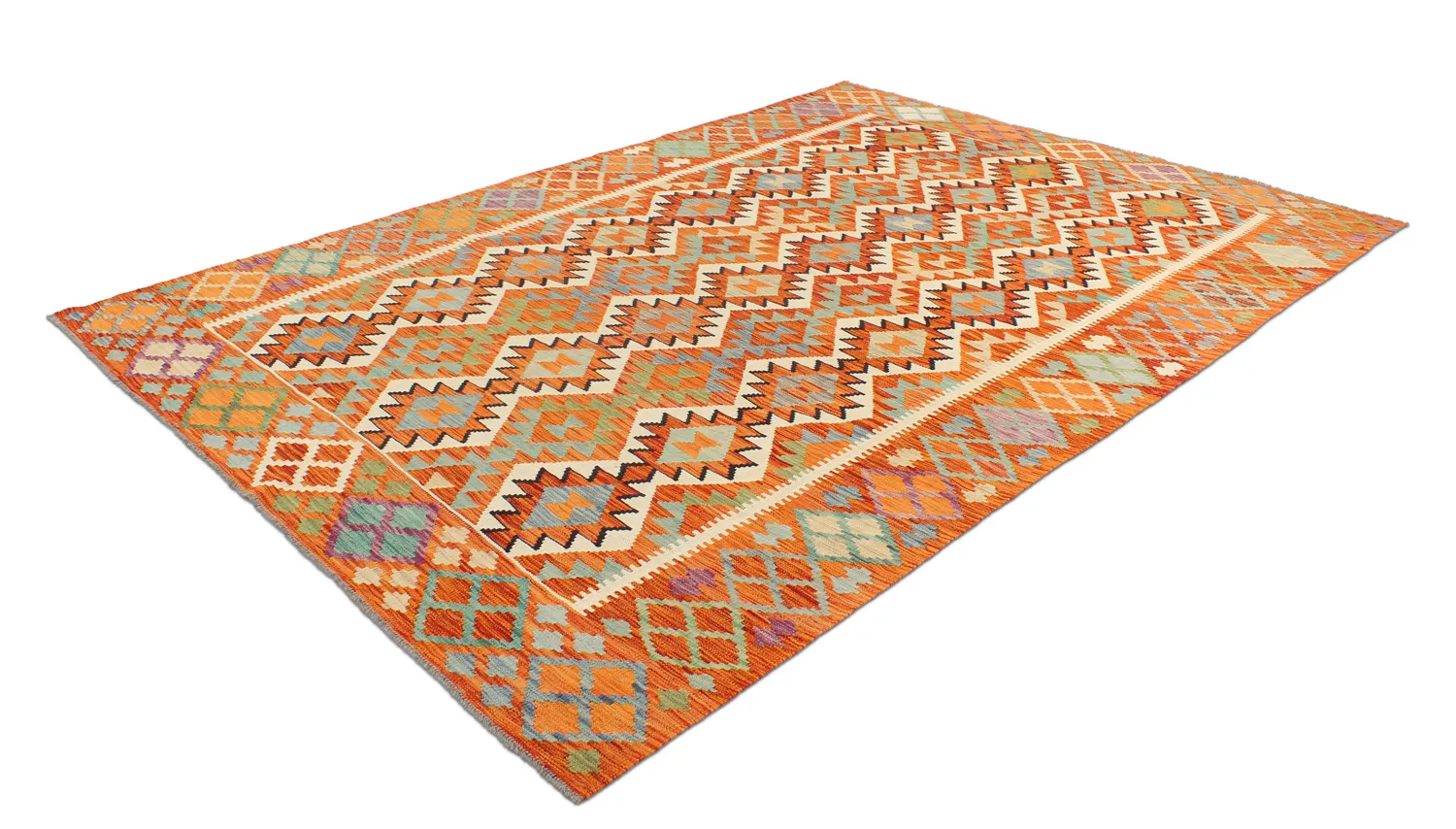 Orientalischer Kelim-Teppich 300 x 207 cm