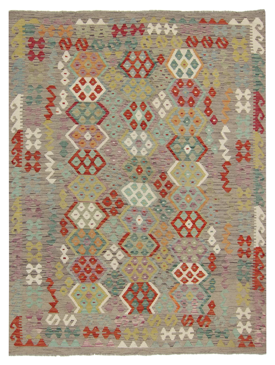 Orientalischer Kelim-Teppich 201 x 155 cm