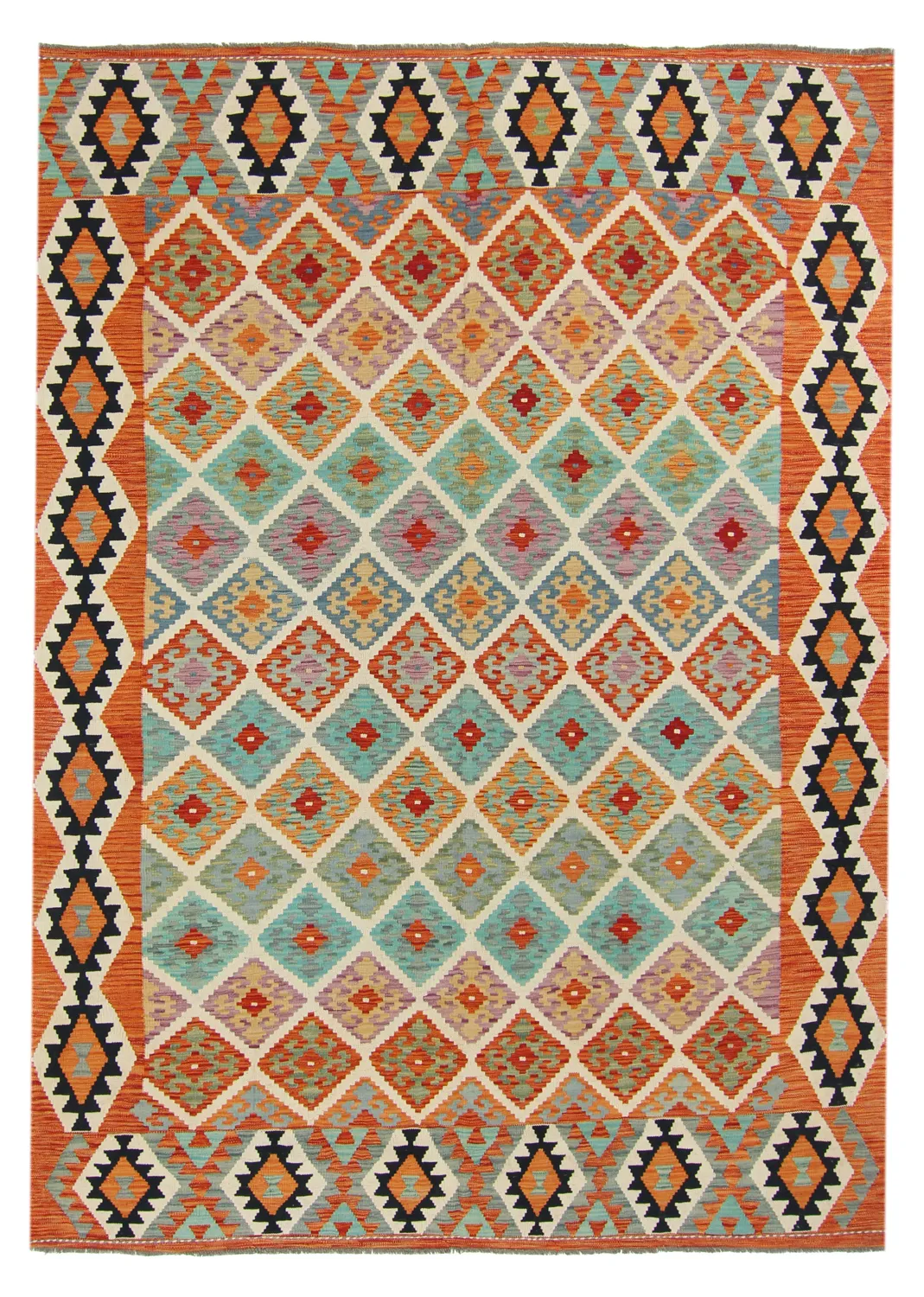 Orientalischer Kelim-Teppich 302 x 223 cm