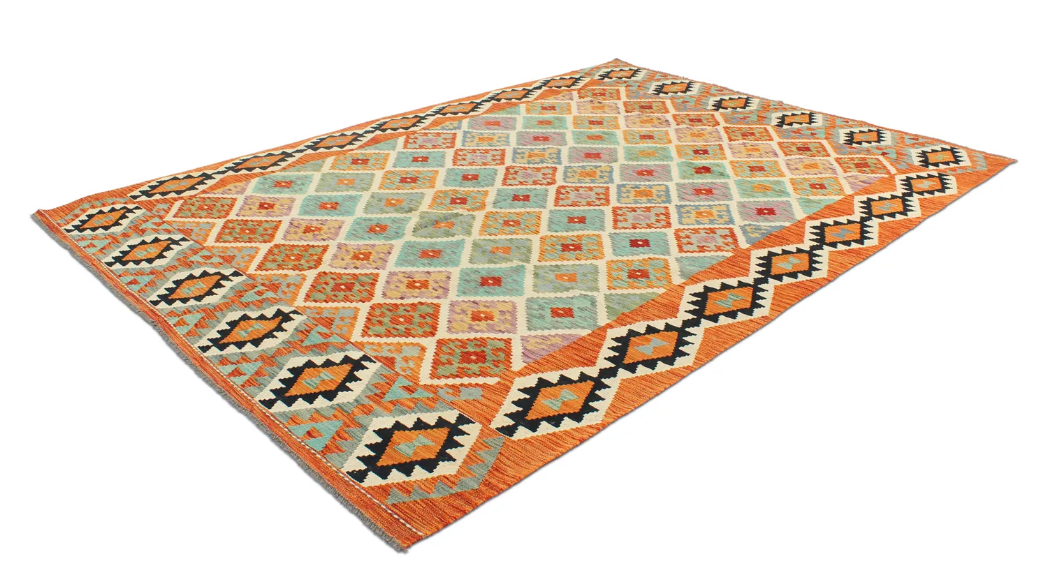 Orientalischer Kelim-Teppich 302 x 223 cm