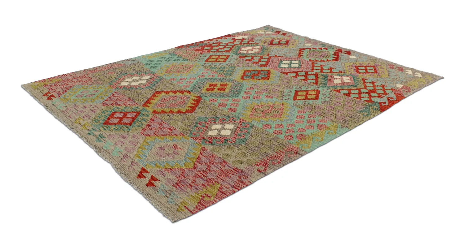 Orientalischer Kelim-Teppich 206 x 152 cm