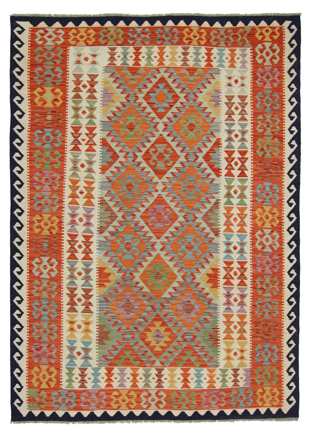 Orientalischer Kelim-Teppich 247 x 177 cm