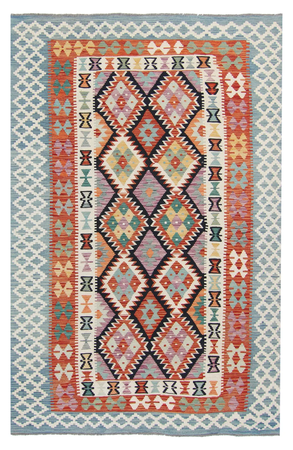 Orientalischer Kelim-Teppich 246 x 164 cm