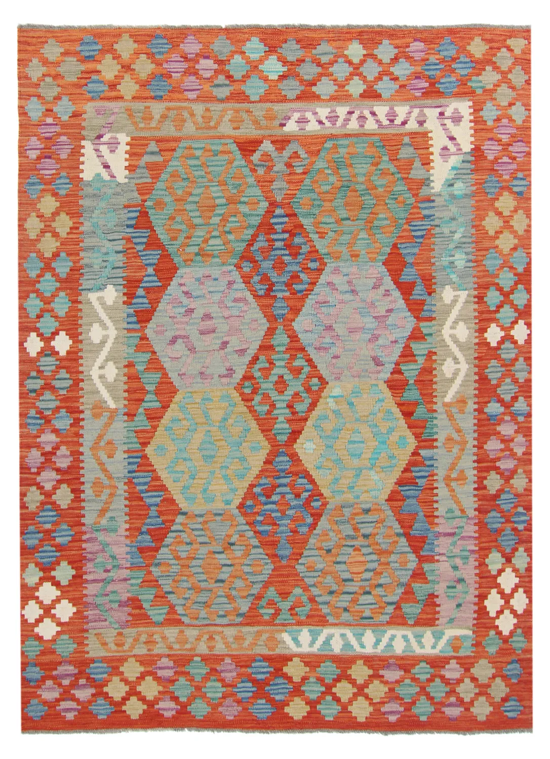 Orientalischer Kelim-Teppich 200 x 151 cm