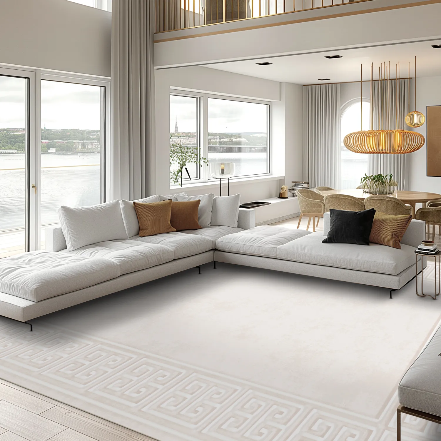 Wilton-Teppich - Kuba (beige)