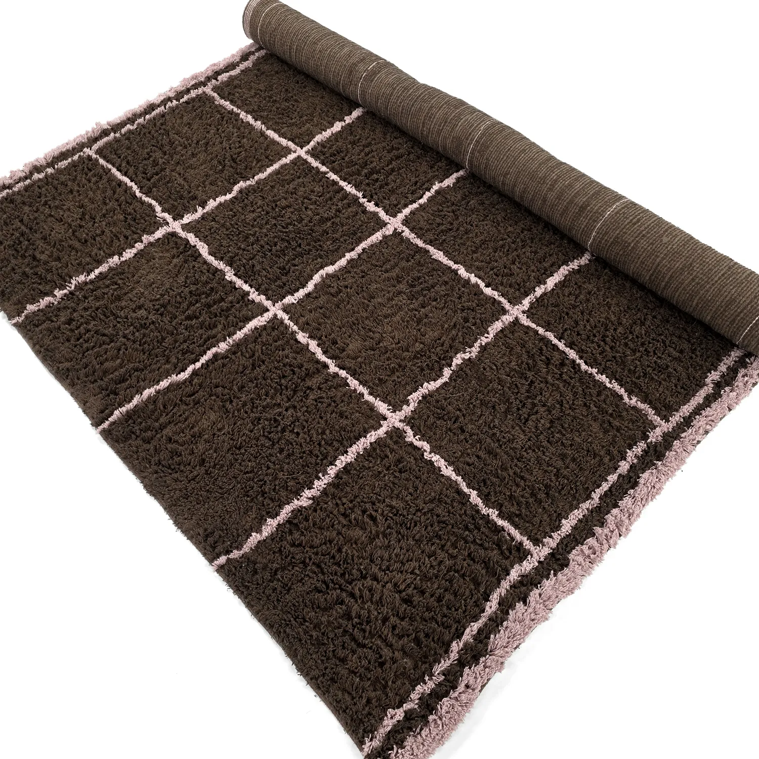 Hochflorteppiche - Lana Natural Cotton Shaggy (braun)