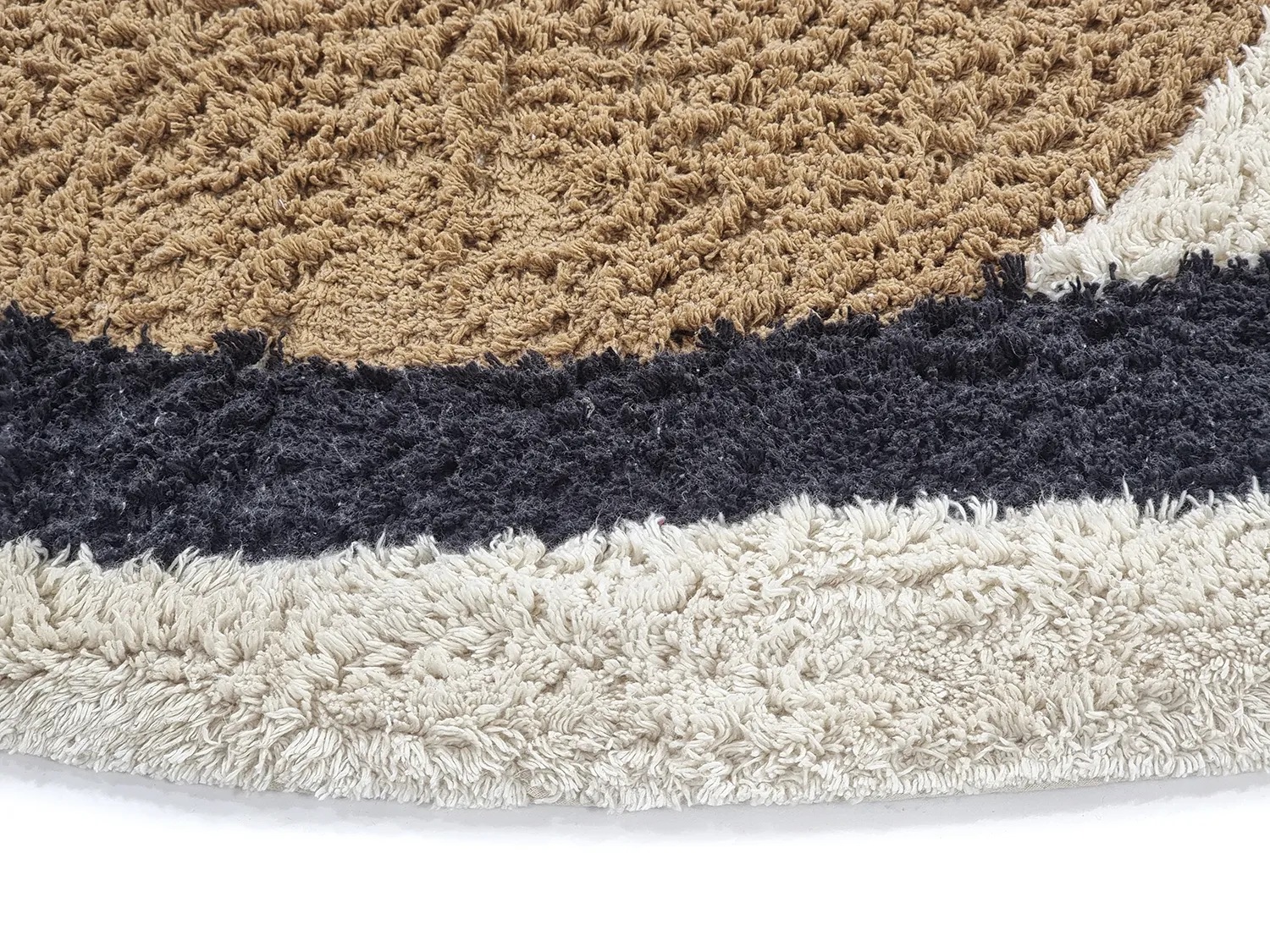 Runde Teppiche - Mantona Natural Cotton Shaggy (multi)
