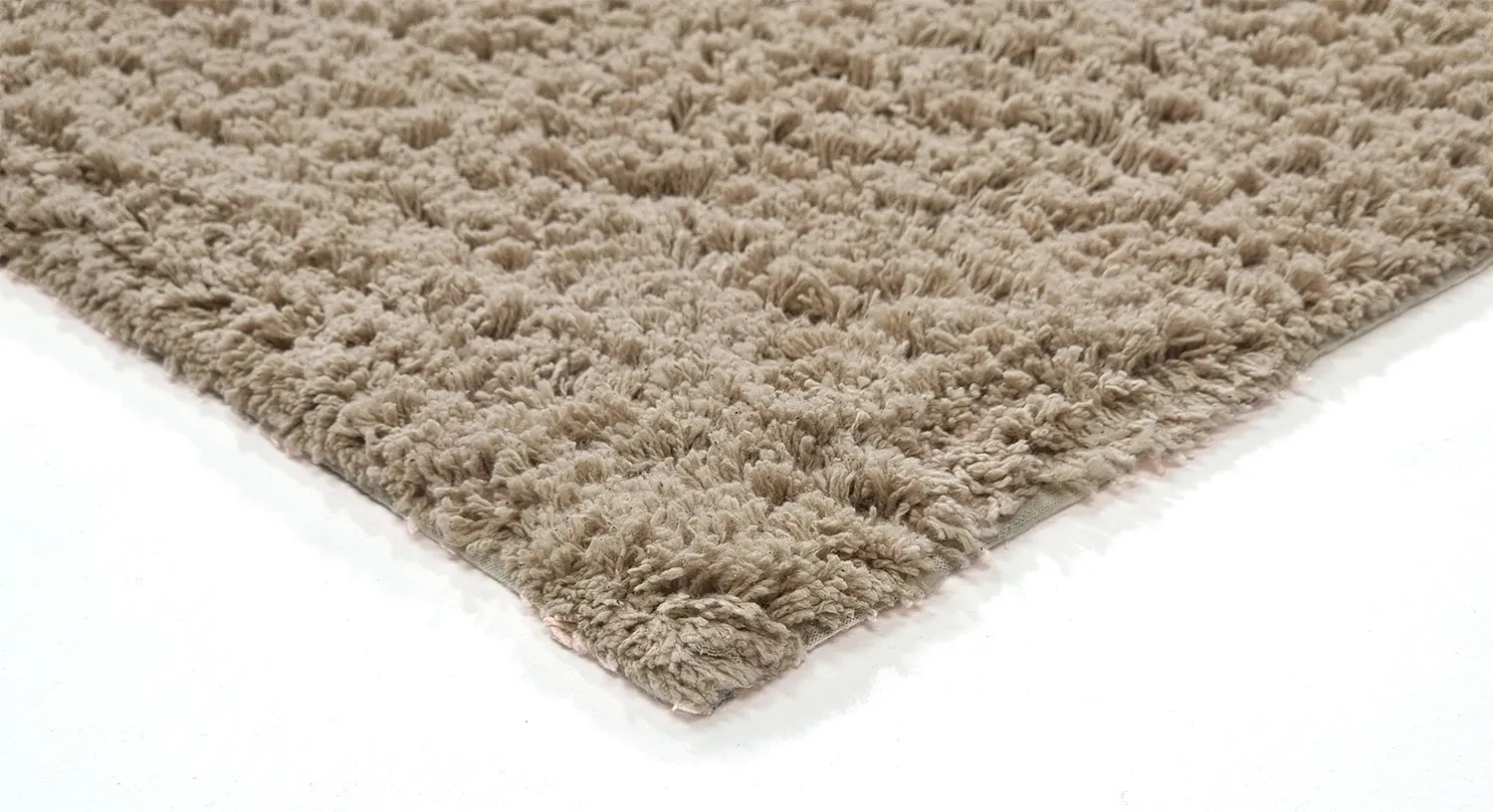 Hochflorteppiche - Mareto Natural Cotton Shaggy (braun)