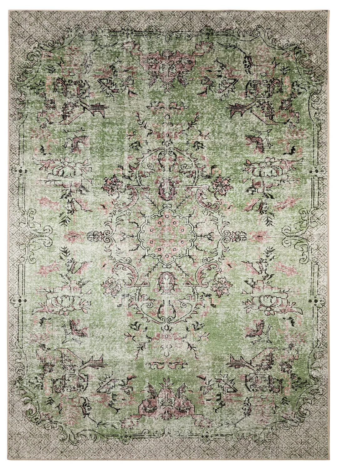 Wilton-Teppich - Rosalie (grün)