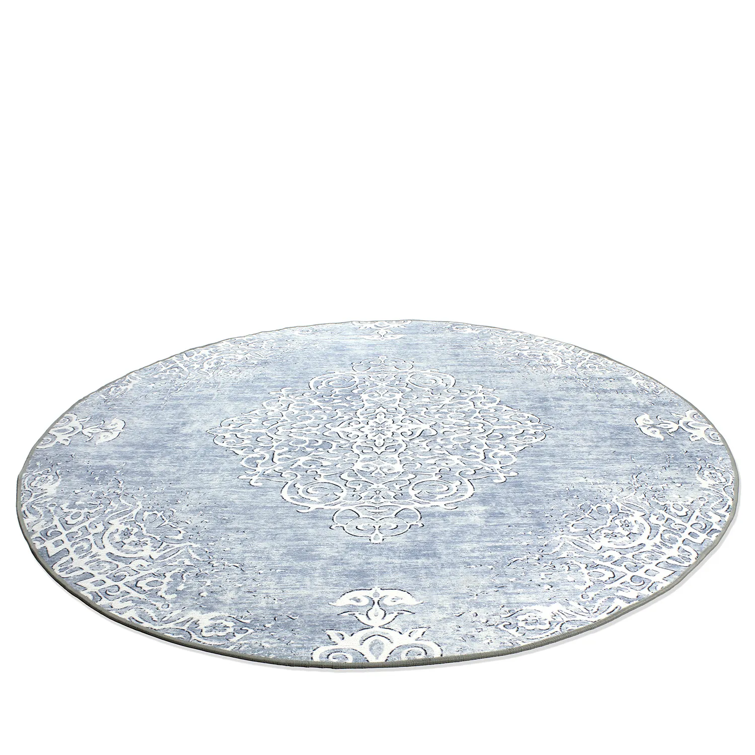 Rund Teppich - Santi (blau)