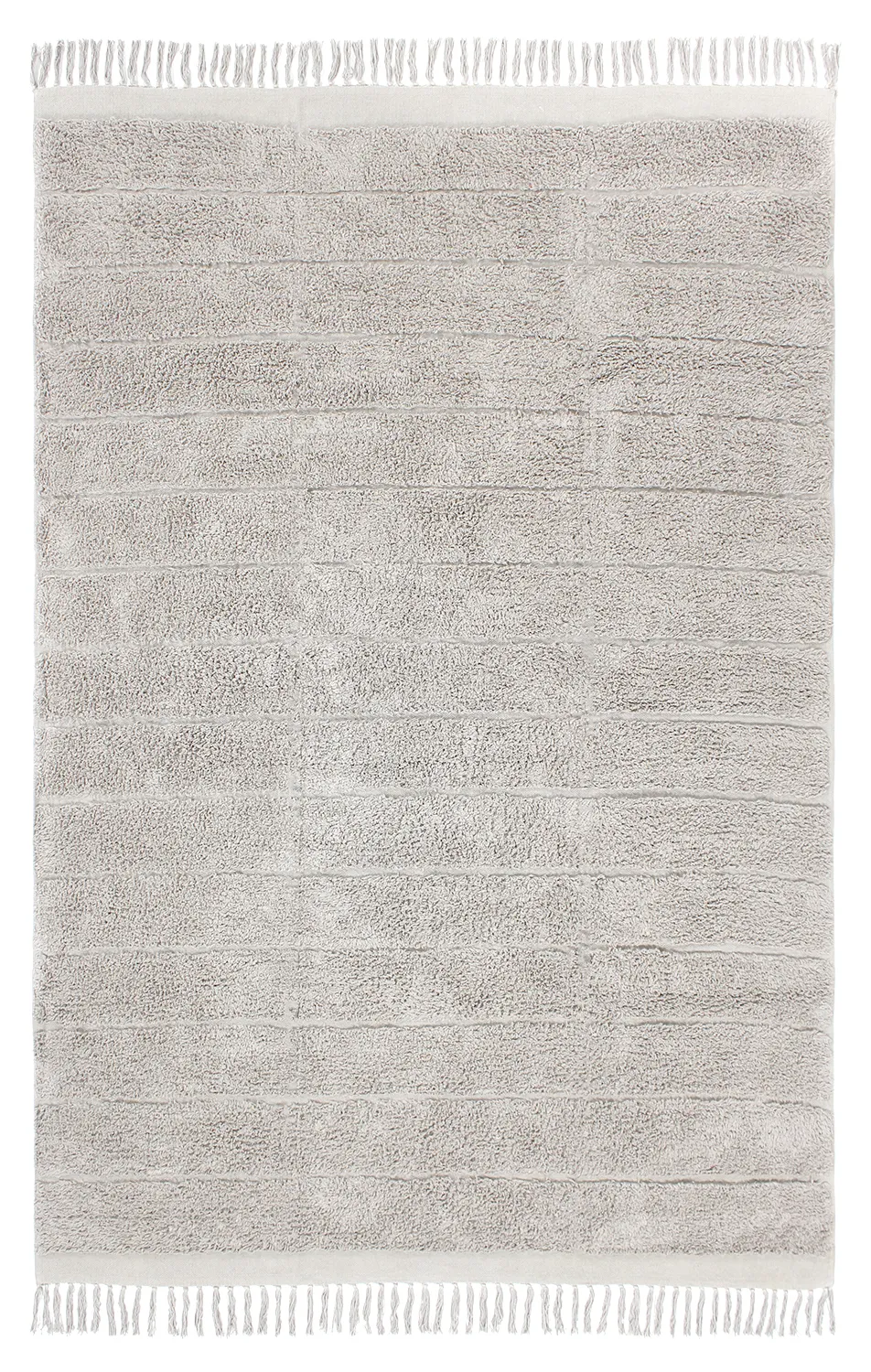 Hochflorteppiche - Willow Natural Cotton Shaggy (greige)