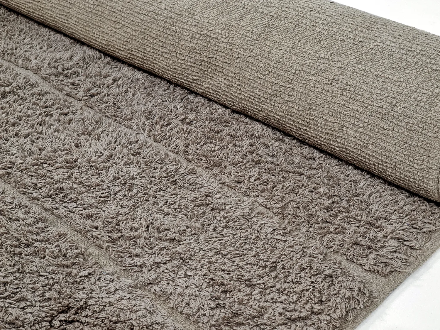 Hochflorteppiche - Willow Natural Cotton Shaggy (taupe)