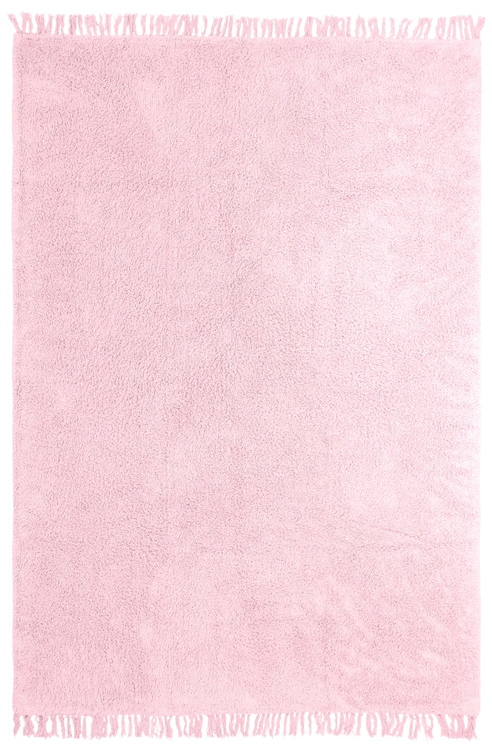 Hochflorteppiche - Alba Natural Cotton Shaggy (Hell-Pink)