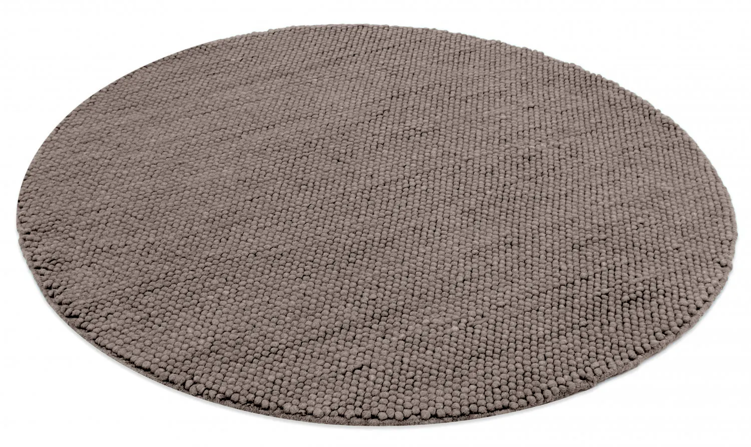 Runde Teppiche - Avafors Wool Bubble (braun)