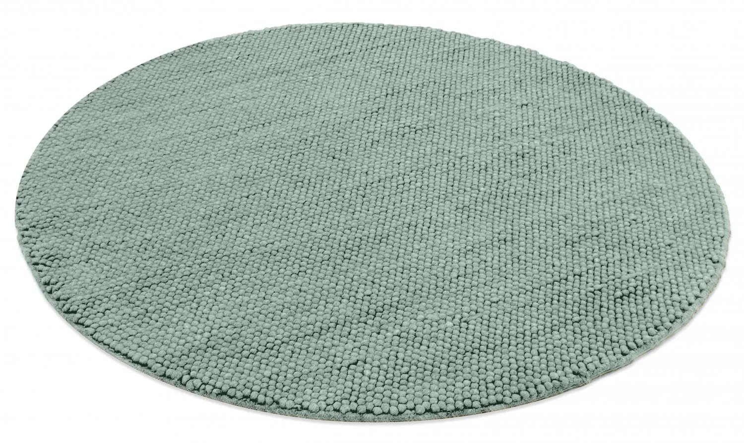 Runde Teppiche - Avafors Wool Bubble (grün)