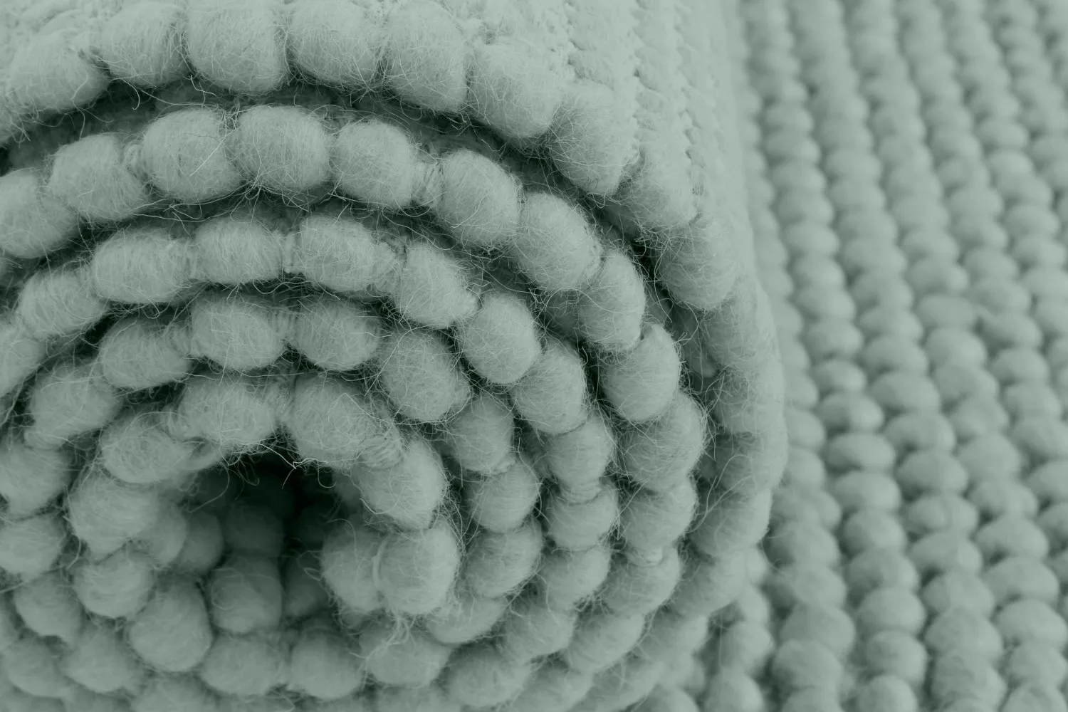 Wollteppich - Avafors Wool Bubble (grün)
