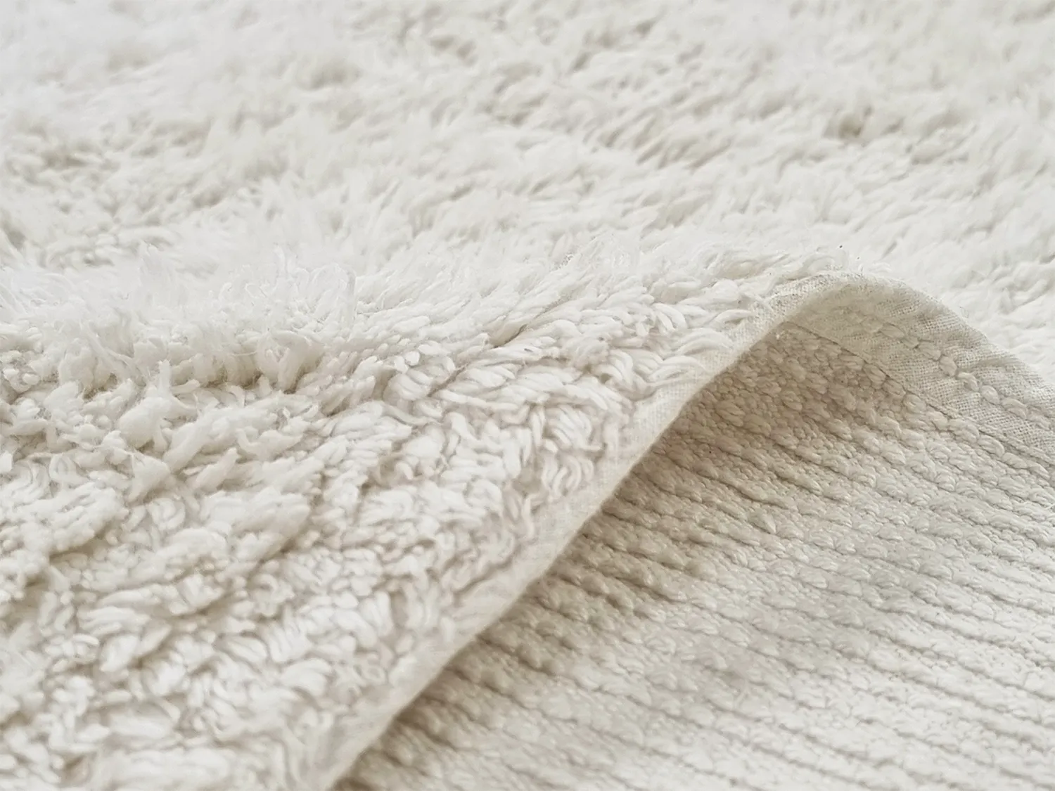 Hochflorteppiche - Sion Natural Cotton Shaggy (offwhite)