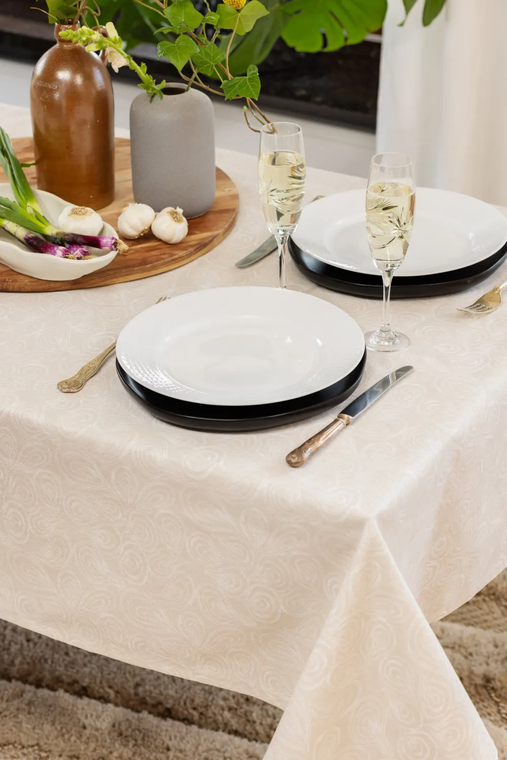 Baumwolltischdecke Merja (beige)