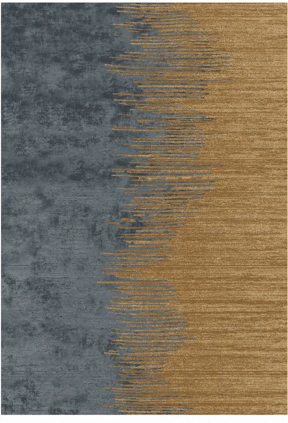 Wilton-Teppich - Mileto (grau/gold)