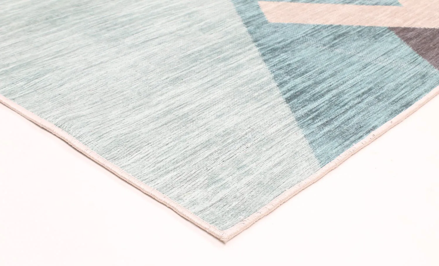 Wilton-Teppich - Temara (blau/bunt)