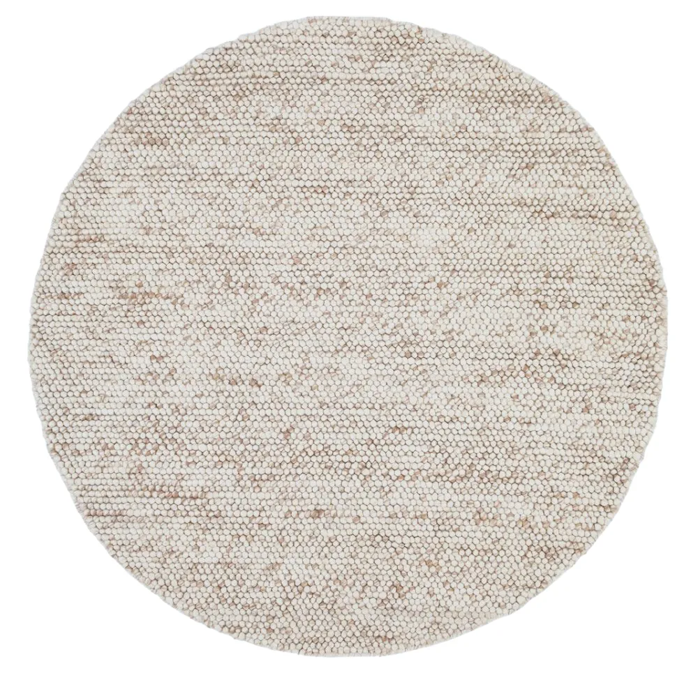 Runde Teppiche - Avafors Wool Bubble (natural)