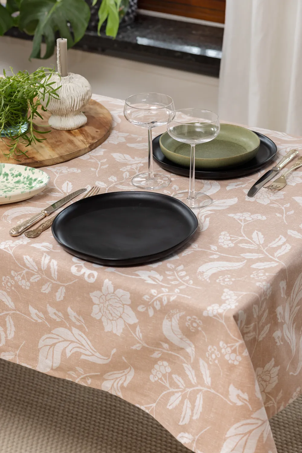 Baumwolltischdecke Onni (Rosa)