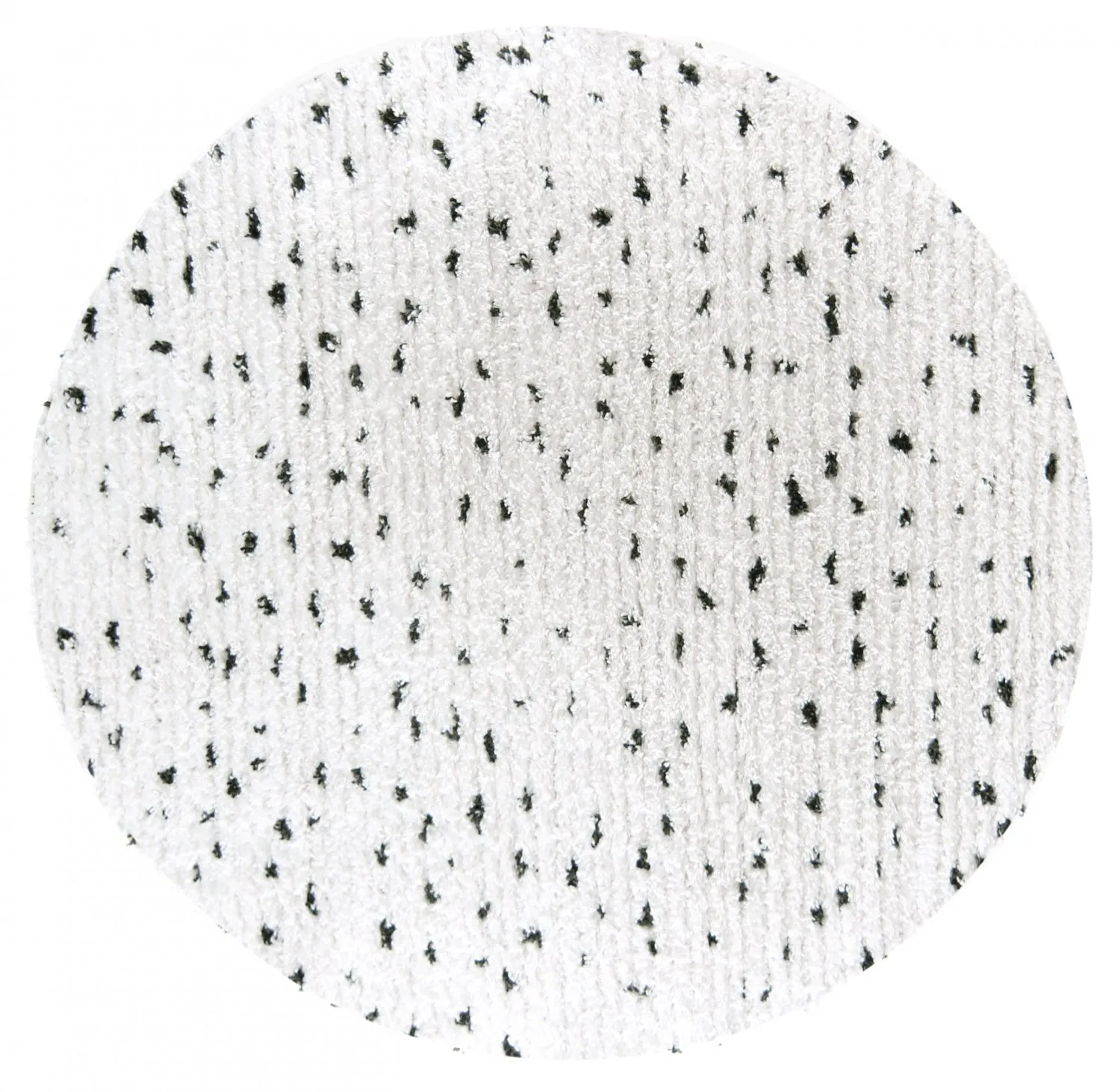 Runde Teppiche - Capri (schwarz/beige)