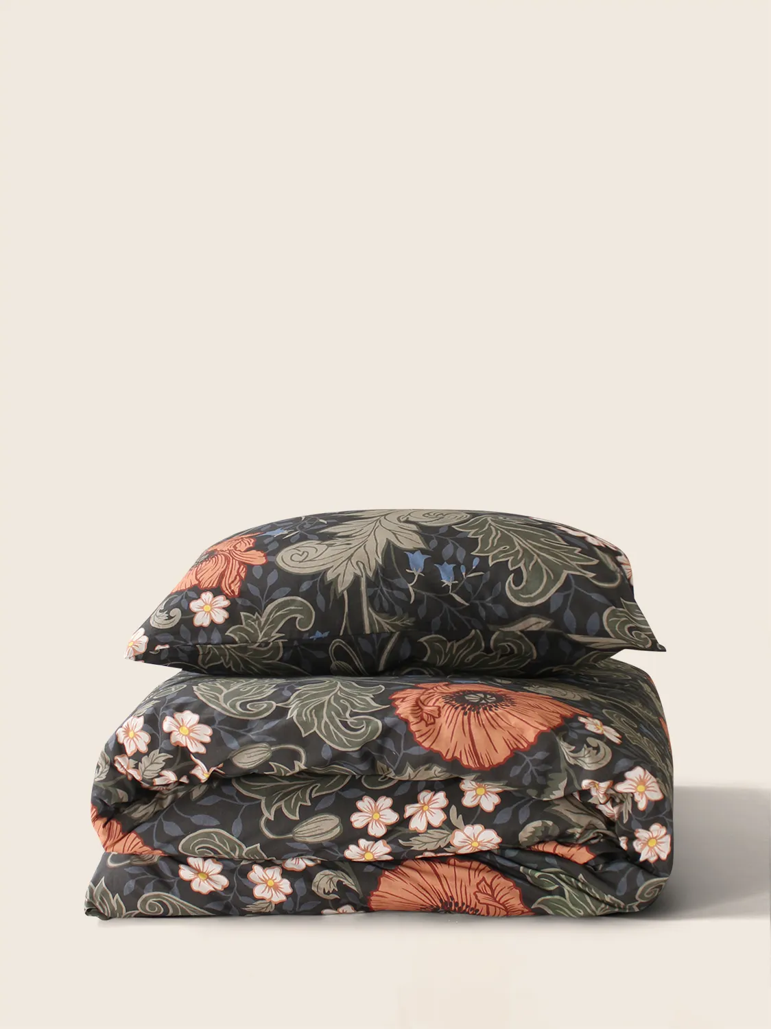 Bettwäsche-Sets - Poppy (schwarz)