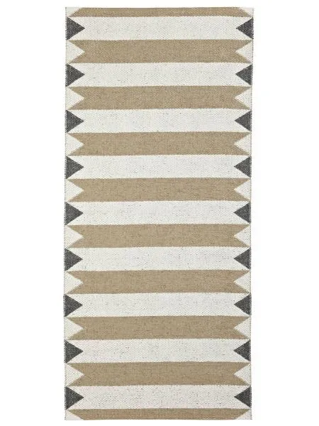 Kunststoffteppiche - Der Horred-Teppich Peak (beige)