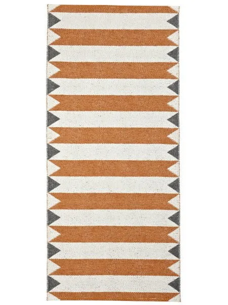 Kunststoffteppiche - Der Horred-Teppich Peak (orange)
