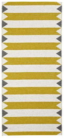 Kunststoffteppiche - Der Horred-Teppich Peak (gelb)